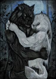 His Silver Love Werewolf Art Werewolf Drawing Fantasy Wolf