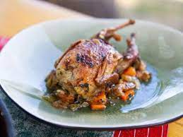 Stuffed Quail Recipe Quail Recipes Food Network Recipes Entree Recipes