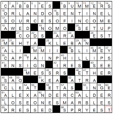 Rex Parker Does The Nyt Crossword Puzzle First Name In 60s Radicalism Fri 3 28 14 Screw Up English Hat Similar To A Fedora Superlatively Bouncy