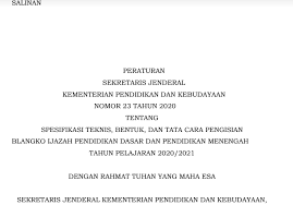 Contoh format penulisan ijazah paud 2016. Juknis Penulisan Ijazah 2021 Contoh Blangko Ijazah Tahun 2020 2021