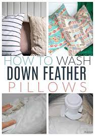 They tend to show dirt and stains a lot easier than the. How To Clean Down Feather Pillows Wash Feather Pillows Feather Pillows Wash Pillows