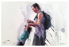 People Pessoas Eudes Correia In 2020 Painting Watercolor Paintings Abstract Watercolor Portraits