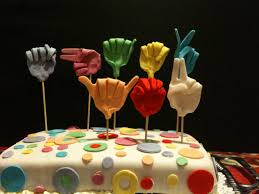 Birthday In American Sign Language Asl Cake Graduation Sheet Cakes Cake Quotes Graduation Cakes