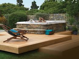 See more ideas about hot tub privacy, backyard, hot tub. Get The Perfect Deck For Your Hot Spring Spa Backyard Oasis