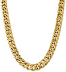 Maybe you would like to learn more about one of these? Amazon Com 14k Yellow Gold 15mm Miami Cuban Chain Necklace 24 Inch Pendant Charm Curb Fine Jewelry For Women Gifts For Her Clothing Shoes Jewelry