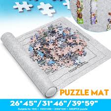 We offer a huge range of savings on jigsaw puzzle storage and sorter tray. Roll Up Jigsaw Puzzle Mat 1500 Pieces Puzzles Game Travel Storage Bag Gray Toys Hobbies Contemporary Puzzles
