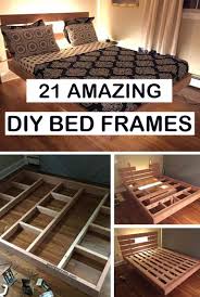 Explore our best bed frames reviews to learn more. 21 Awesome Diy Bed Frames You Can Totally Make Posh Pennies Diy Bed Frame Diy Bed Frame Easy Diy Bedframe