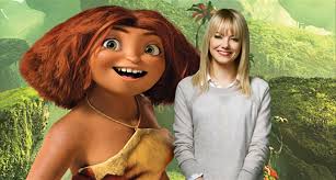 There are often times when food is scarce for croods as they have lived in a cave all their lives, at age 80, she is the eldest of the family. Emma Stone Chats About The Croods Total Girl