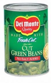Order online del monte no salt added cut green beans 14.5 oz can on www.fishersfoods.com. Amazon Com Del Monte Cut Green Beans No Salt Added 14 5oz 12 Pack Everything Else