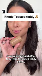 @rhode skin Toasted Teddy is my jam all throughout summer 🧸🐻#rhode  #rhodeblush #rhodepocketblushtoastedteddy #creamblush #rhodeblushreview  #blushreview #rhodetoastedteddy