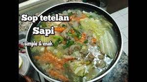 «sop daging sapi + tetelan ▪ ▪ ▪ sop sapi gosyen (jln tanjung duren utara 4 no. Resep Sop Tetelan Sapi Yang Simple Enak Youtube