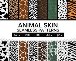 Download Animal Skin Seamless Pattern Svg Bundle Creative Vector Studio
