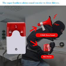 Different kinds of explosive gas can be detected and it is recommended that any home that utilizes natural or propane gas have at least one explosive gas. Mini Wired Strobe Siren Sound Alarm Strobe Flashing Red Light Sound Siren For Home Buy At A Low Prices On Joom E Commerce Platform