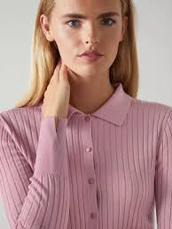 L.K. BENNETT Monmouth Ribbed Button Cardigan