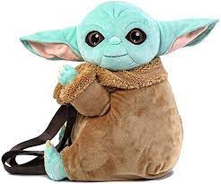 Amazon Com Disney Loungefly Star Wars The Mandalorian Child Baby Yoda Plush Shoulder Bag With Adjustable Straps And Hidde Loungefly Plush Backpack Yoda Canvas