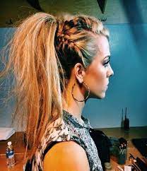 Punk Rock Hairstyles For Long Hair Prom Aol Image Search Results Peinados Rockeros Peinados Con Trenzas Peinados Con Coleta