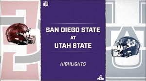 Utah state university university of utah utah state aggies football university of nevada las vegas southern utah university university university of providence college sport logan utah state aggies utah text logo. Utah State Gets Bell Rung By San Diego State Ksl Com