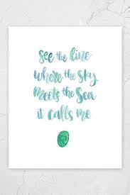 See The Line Where The Sky Meets The Sea It Calls Me Moana Lyrics Heart Of Te Fiti Disney Moana Watercolor Printable Disney Moana Moana Moana Themed Party