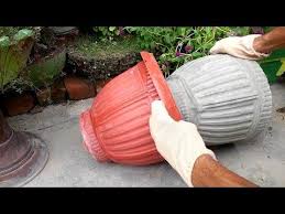 Rated 5.00 out of 5. How To Make Beautiful Cement Pot At Home Easily Creative Flower Pots Ideas Youtube Cement Flower Pots Creative Flower Pot Ideas Cement Pots