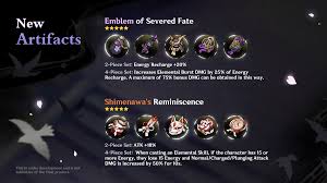 Artifacts Explained: Shimenawa'S Reminiscence & Emblem Of Severed Fate |  Genshin Impact – The Informal Gamer