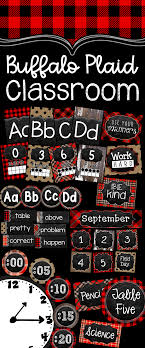 Black And White Buffalo Plaid Classroom Decor Buffalo Plaid Farmhouse Classroom Decor Bundle Decor Bundle Camping Classroom Classroom Decor