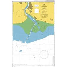 Admiralty Chart 999 Approaches To Bangkok Krung Thep