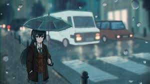 Sad anime boy walking in rain. Anime Character Walking In The Rain Novocom Top
