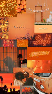 Orange Orange Aesthetic Orange Wallpaper Pastel Aesthetic