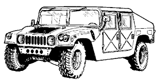 Free printable hummer coloring pages for kids. Army Coloring Pages