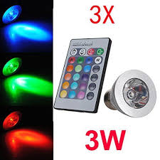 3x E27 3w Remote Control Led Bulb 16 Color Changing Ac 85240v Find Out More About The Great Product At The Image Link Led Light Bulb Led Bulb Light Bulb Lamp