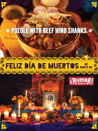 Pozole With Beef Hind Shanks Recipe Feliz Dia De Muertos De Parte De Rumba In 2020 Pozole First Love We Remember