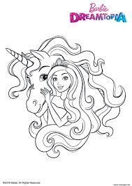 Créée en 1959 par une femme d'affaires. Coloriage Barbie Et La Licorne Ailee Dessin Barbie A Imprimer