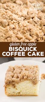 One bite out of these buttery gluten free bisquick. Apple Bisquick Coffee Cake Perfect For Brunch Or A Snack