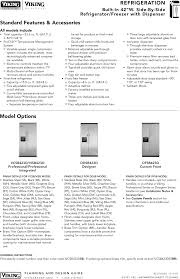 View online (52 pages) or download pdf (2 mb) viking ddrb364 installation guide • ddrb364 fridges pdf manual download and more viking online dimensions. Viking Dfsb423d Users Manual 42 Fridge Freezer Dispenser