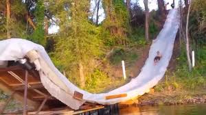 Maybe you would like to learn more about one of these? 100ft Backyard Slip N Slide And Lake Jump Youtube