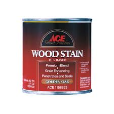 Ace Great Finishes Wood Stain In Golden Oak 1 X2f 2 Pint Wood Finishes Ace Hardware Staining Wood Golden Oak Stain
