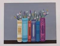Blooming Books!: Painting on Canvas with Julie Harrold