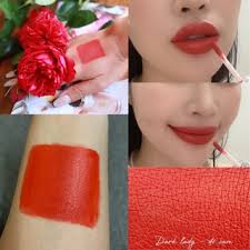 Màu Hot Son Lì Nâu Tây Không Chì Lâu Trôi Kháng Nước Rosalia Từ Hoa Hồng  Hữu Cơ Daby