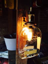 Industrielle Wandlampe Whiskey Flasche Lampe Aus Flaschen Diy Lampen Flaschenleuchten