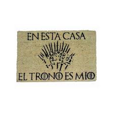 Felpudo Para Los Fans De Juego De Tronos En Esta Casa El Trono Es Mio Medidas 60 X 40 Cm Material Fi Felpudos Cuestionarios Para Whatsapp Fibra De Coco