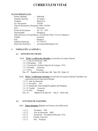 By miguel_ramirez_217 in types > creative writing, curriculum vitae, and territorio paraguayo. Curriculum Maria Eva Mansfeld De Aguero Pdf Multilinguismo Paraguay