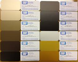 Anodizing Color Choices Saf Southern Aluminum Finishing Co