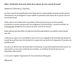 Vous avez une question concernant harcèlement au travail ? Lettre Prise D Acte De Rupture Du Contrat De Travail Mise A Jour 2021