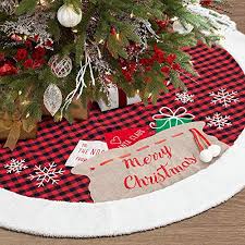 Lorde goes makeup free in a dinosaur jumper, distressed jeans and a cap at lax. Beneray 48 Red Christmas Tree Skirt Snowflakes Elk Cedar Thick Xmas Tree Mat For Holiday Decorations Tree Skirts Seasonal Decor Fcteutonia05 De