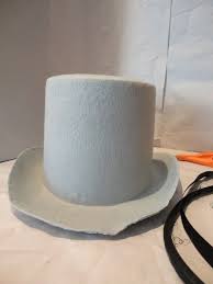 Chloe S Crafts Cover A Top Hat With Fabric Hat Template Top Hat Hats