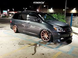 The honda odyssey is a minivan manufactured by japanese automaker honda since 1994, marketed in most of the world and currently in its fifth generation in japan. 2005 Honda Odyssey Ex L With 20x10 5 Niche Invert And Achilles 245x40 On Coilovers 810029 Fitment Industries