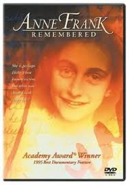 Being reform jewish and hearing stories about the holocaust growing up had such an impact on me. Anne Frank Remembered Wikipedia