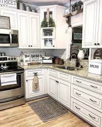 Pintammi Bishop On Decorating Kitchen In 2019 Above Kitchen Kitchen Cabinets Decor Above Kitchen Cabinets Farmhouse Kitchen Remodel