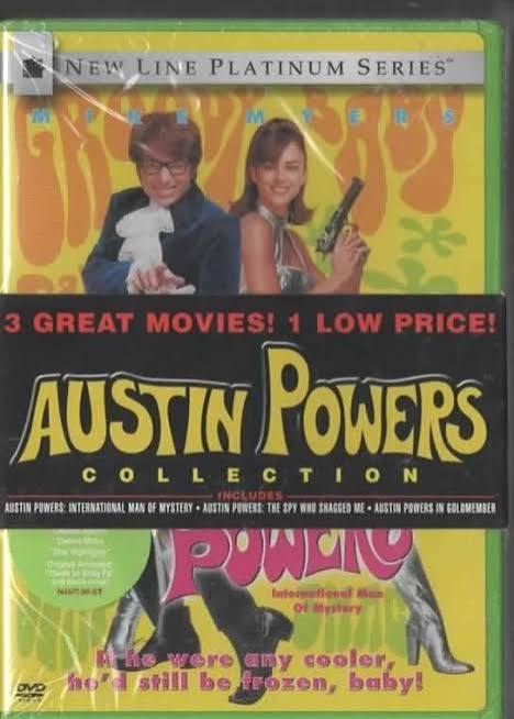 AUSTIN POWERS/THE SPY WHO SHAGGED ME/GOLDMEMBER MIKE MEYERS DVD BRAND NEW  SEALED