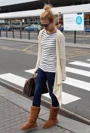 How To Wear Ugg Boots An D Long Cardigans Casual Outfits Fashion Clothes
